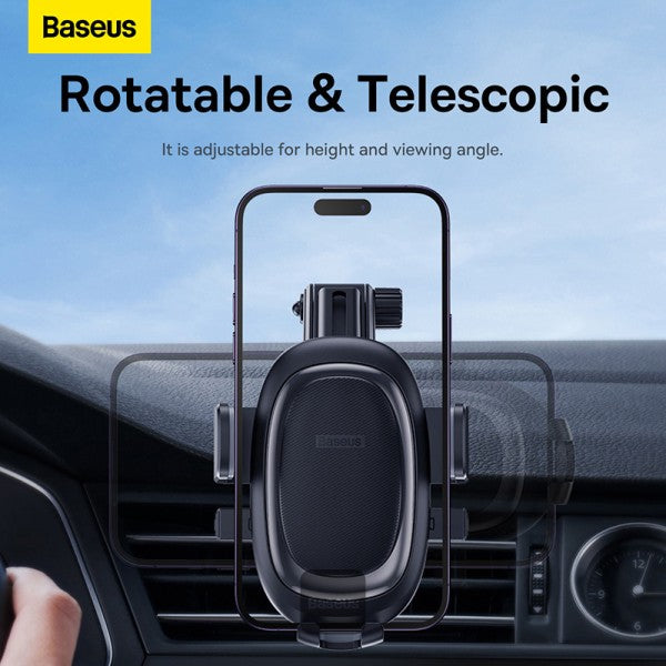 Baseus UltraControl Pro Series Clamp-Type Car Holder Set Cluster Black