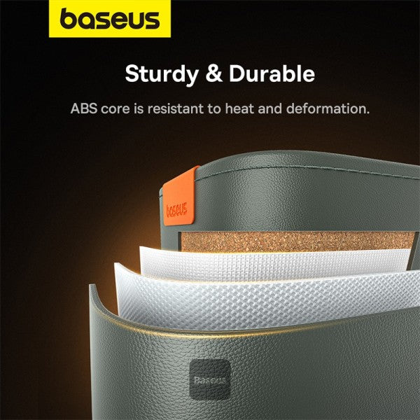 Baseus Car Seat Gap Organizers Storage Box Console with Cup Holder for Front Passenger Side and Driver Side - Frosted Gray