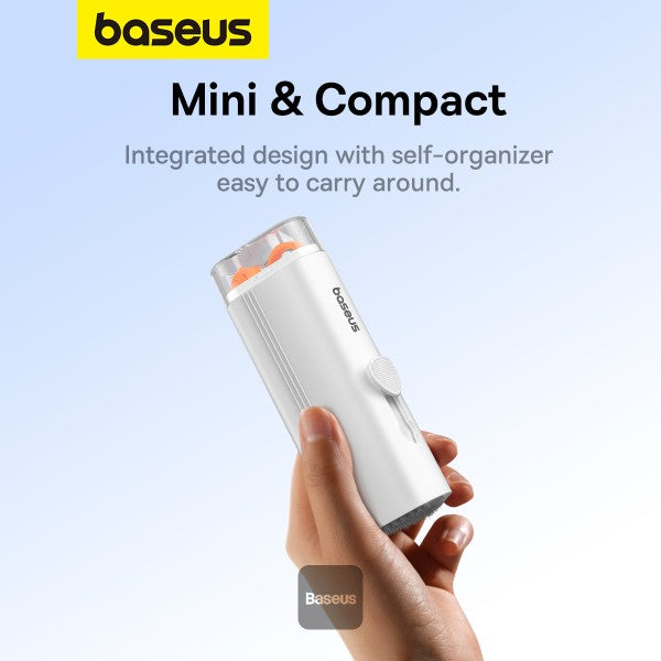 Baseus 8-in-1 Multi-Functional Cleaning Kit for Laptop Screen Keyboard and Earbuds - White