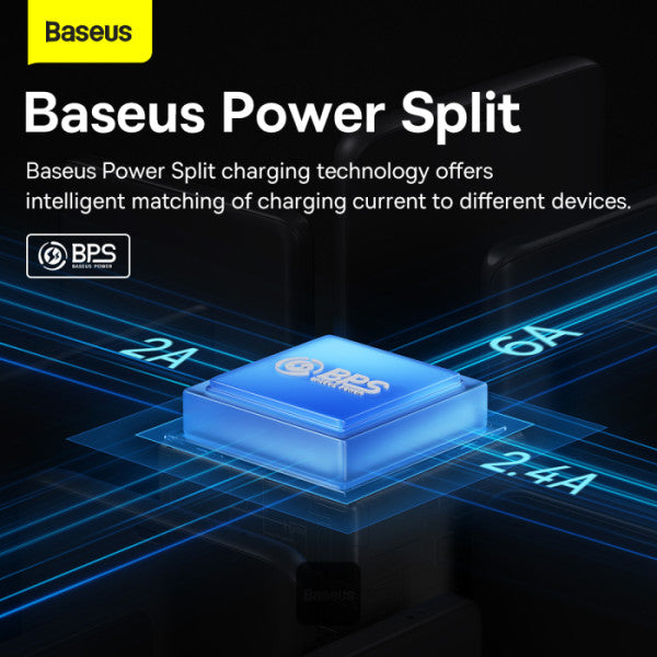Baseus Flash Series II 100W Fast Charging Multi Cable 3 in 2 Cable | Type-C + USB-A To Type C + Lightning + Micro USB 12M - Dark Blue