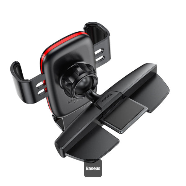 Baseus Metal Age Gravity Car Mount (CD Version) - Premium Car Phone Holder for CD Slot With Auto Clamping Design - Black