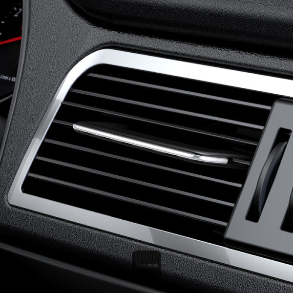 Baseus Car Air Freshener Aromatherapy Fragrance Diffuser Air Vent Non Alcoholic Solid Ultra Thin Paddle (6 pc of Fragrances Included in Box) - Black