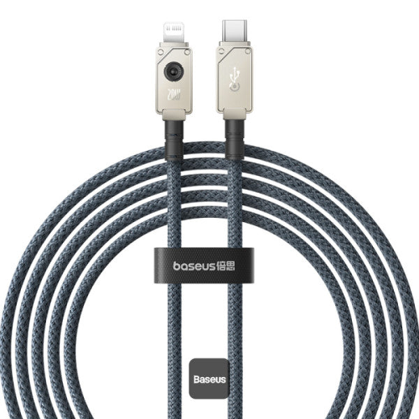 Baseus Unbreakable Series 20W PD Fast Charging Data Cable Type-C to Lightning 2M - White