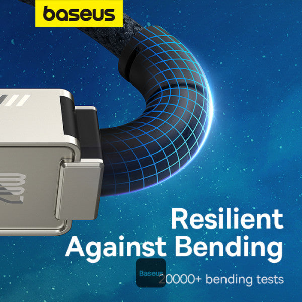 Baseus Unbreakable Series 20W PD Fast Charging Data Cable Type-C to Lightning 2M - White