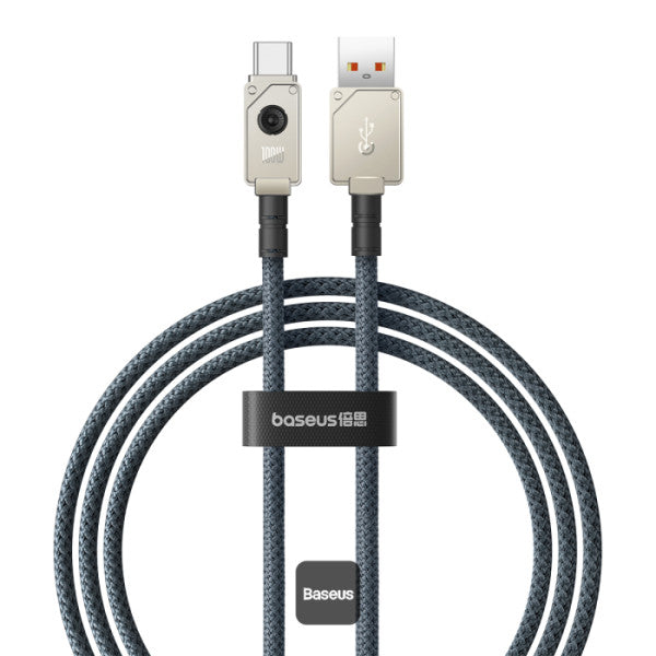 Baseus Unbreakable Series 100W Fast Charging Data Cable USB-A to Type-C 6A 1M - White