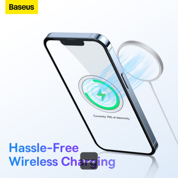 BASEUS Halo Series 2Pcs Pack Magnetic Metal Ring Ultra Thin Adhesive Phone Holder Plate