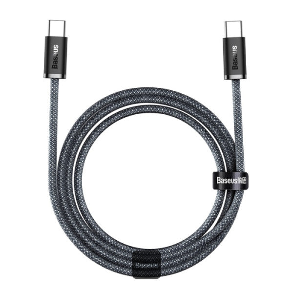 Baseus Dynamic Series Type-C to Type-C Cable - 100W PD Fast Charging & 480Mbps Data Transfer Nylon Braided 2M - Black