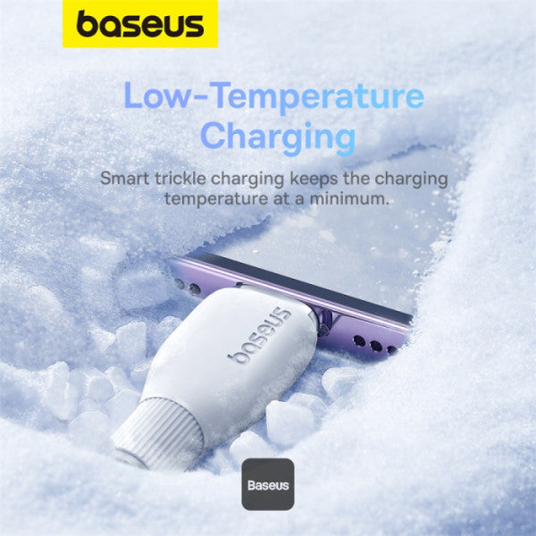 Baseus Pudding Series Fast Charging Cable With High-Speed Data Transmission Type-C to Lightning 20W 12M - White