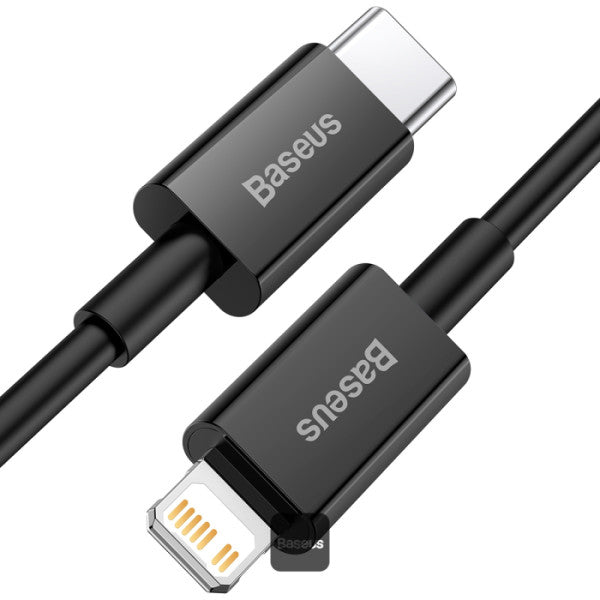 Baseus Superior Series PD 20W Type-C To Lightning Fast Charging Data Cable 2M - Black