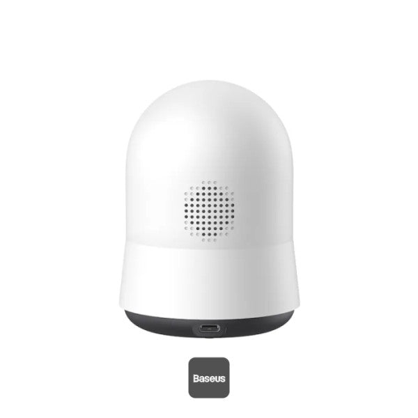 Baseus Security P1 Pro Indoor 3K Wi-Fi Camera with AI Detection 360° Pan Night Vision up to 256GB MicroSD Card Support & Voice Assistant - White
