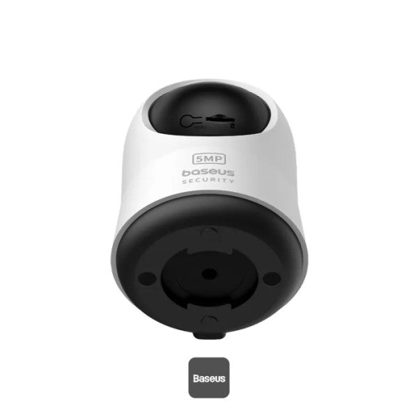 Baseus Security P1 Pro Indoor 3K Wi-Fi Camera with AI Detection 360° Pan Night Vision up to 256GB MicroSD Card Support & Voice Assistant - White