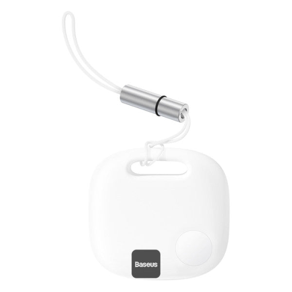 Baseus T2 Pro Bluetooth Key Finder - Anti-Loss Tracker with Replaceable Battery 365-Day Smart Tag for Keys Pets Luggage - iOS & Android - White