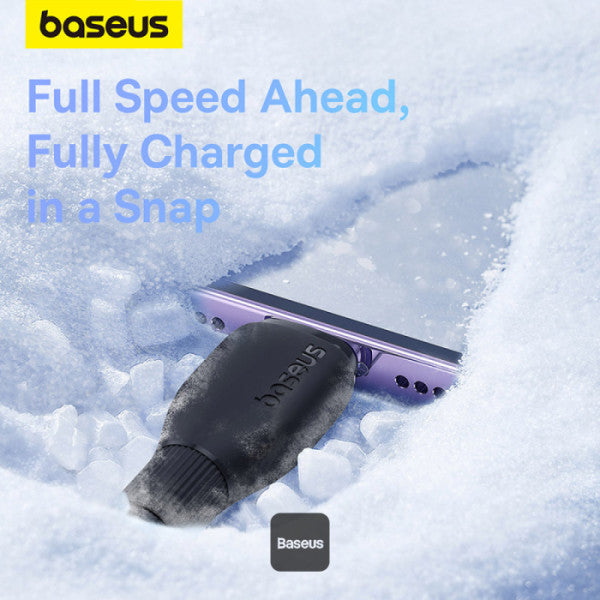 Baseus Pudding Series Fast Charging Cable With High-Speed Data Transmission USB-A to Lightning 20W 24A 2M - Black