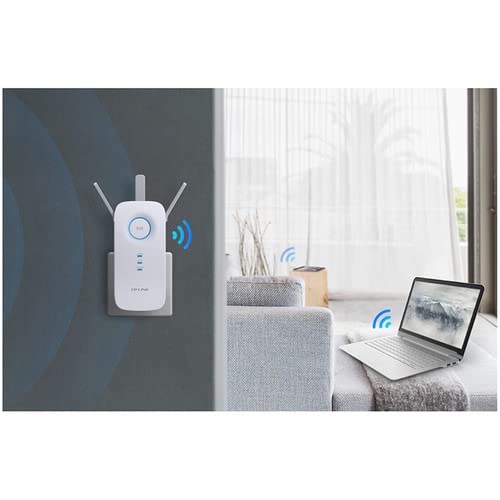 TP-Link AC1750 WiFi Extender (RE450), PCMag Editor's Choice, Up to 1750Mbps, Dual Band WiFi Repeater, Internet Booster, Extend WiFi Range Further