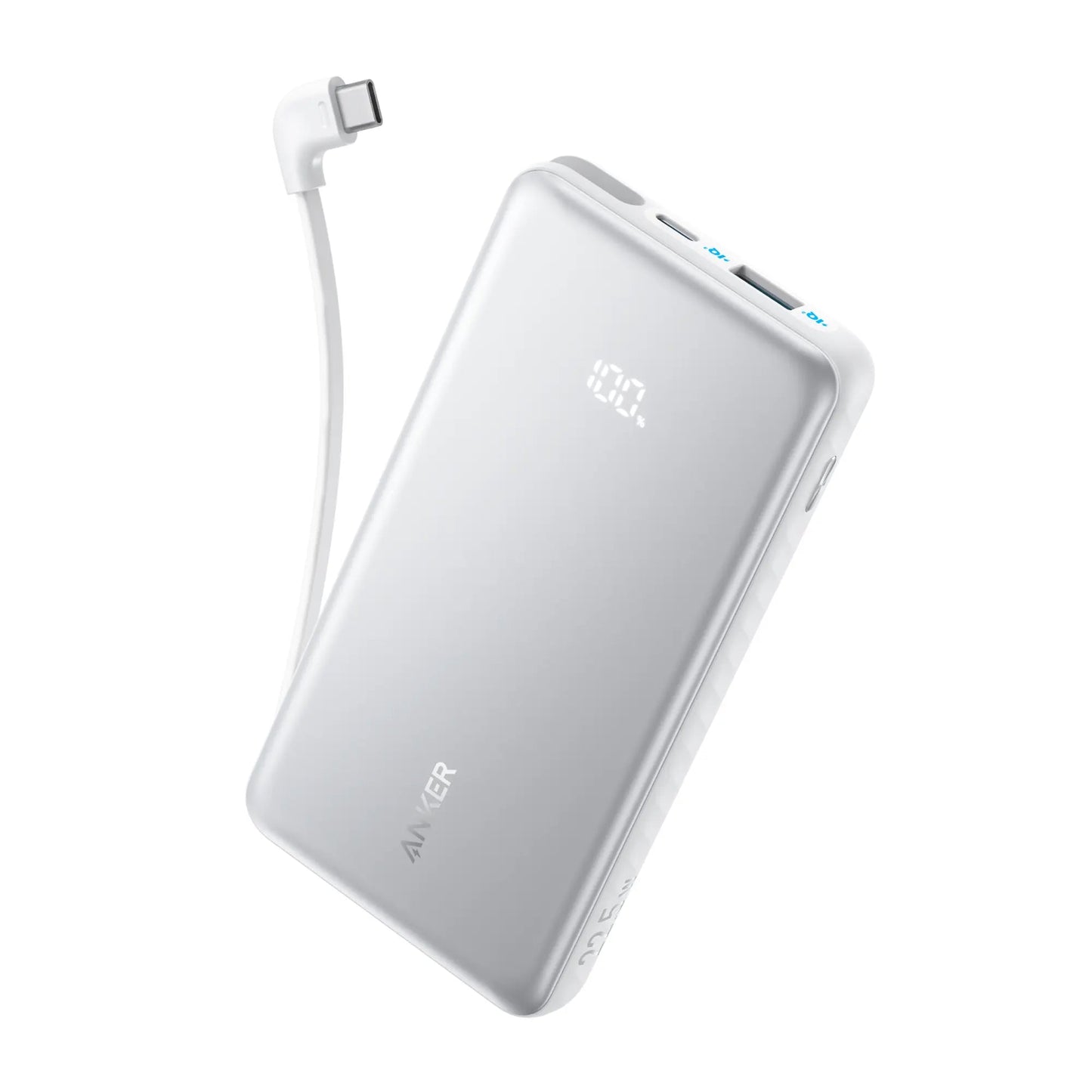 Anker Zolo Powerbank 10000mAh 22.5W Fast Charging Power Bank with Built-in USB-C Cable A110D