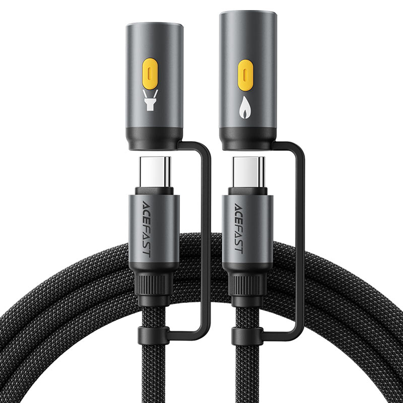 Charging Data Cable J4 USB-C LED light cigarette lighter