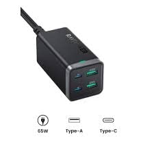Ravpower Pd Pioneer 65w Gan 4-Port Desktop Charger