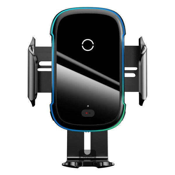 Baseus Smart Vehicle Bracket Wireless Qi 6 15W Electric Auto Car Mount Bracket Air Vent Holder black (WXHW03-01)
