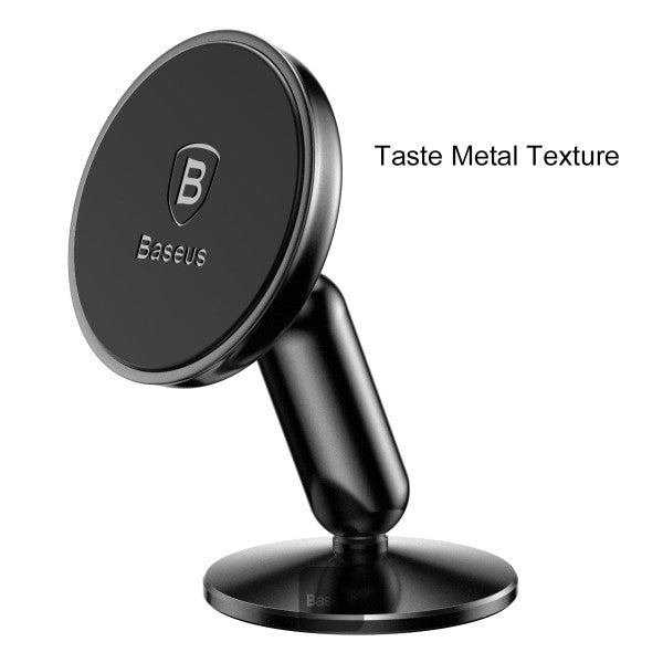 Baseus Magnetic Car Phone Holder Universal Dashboard Mount 360 degrees For iPhone 13 12 11 X 8 7 Samsung Galaxy S9 S8 S7 S6 Black