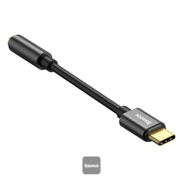 Baseus Headphone Adapter Type-C to 35MM Female Adaptor L54 - Black