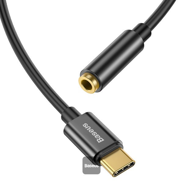 Baseus Headphone Adapter Type-C to 35MM Female Adaptor L54 - Black