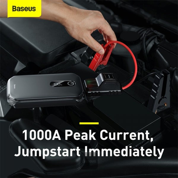 Baseus Power Starter Super Energy Car Jump Starter 12000 mAh 12 V (1000 A   600 A) black