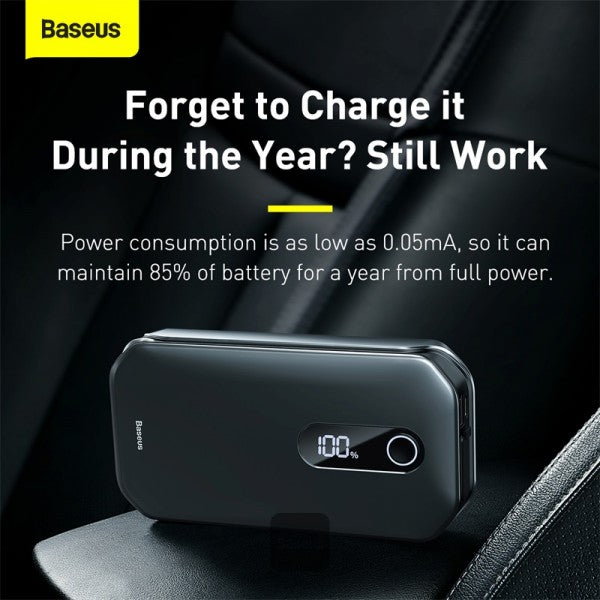 Baseus Power Starter Super Energy Car Jump Starter 12000 mAh 12 V (1000 A   600 A) black