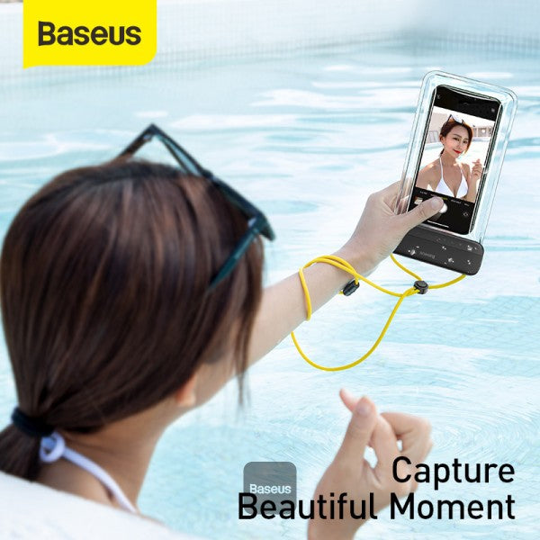 Baseus Waterproof Bag and Phone Case IPX8 - 72 Inches Yellow