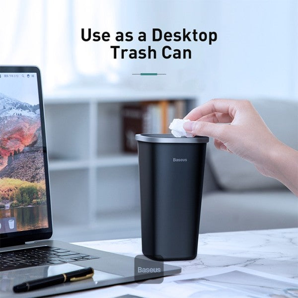 Automotive Garbage Can Mini Trash Bin Rubbish Bin Portable Car Trash Can (Including 90Pcs Rubbish Bags)
