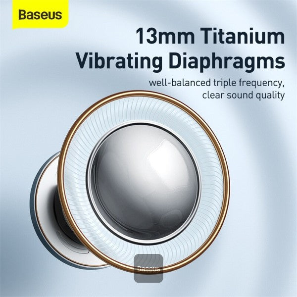 Baseus Bowie E3 Bluetooth Headphone Wireless Headphones TWS earphones Fast charging 006 second delay Location APP Black