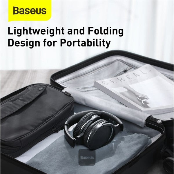 Baseus D02 Pro Wireless Headphones Sport Earphones with Audio Cable for iPhone Tablet Laptop Headset Ear Buds