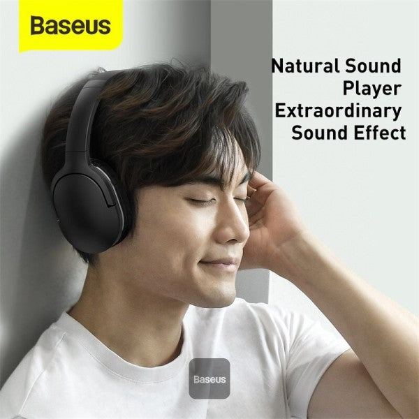 Baseus D02 Pro Wireless Headphones Sport Earphones with Audio Cable for iPhone Tablet Laptop Headset Ear Buds