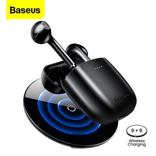 Baseus W04 Pro TWS Earphone True Wireless 50 Headphone Stereo Sports Headset For Phone Mini Earbuds With Charging Box