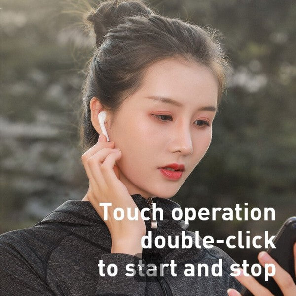 Baseus W04 Pro TWS Earphone True Wireless 50 Headphone Stereo Sports Headset For Phone Mini Earbuds With Charging Box