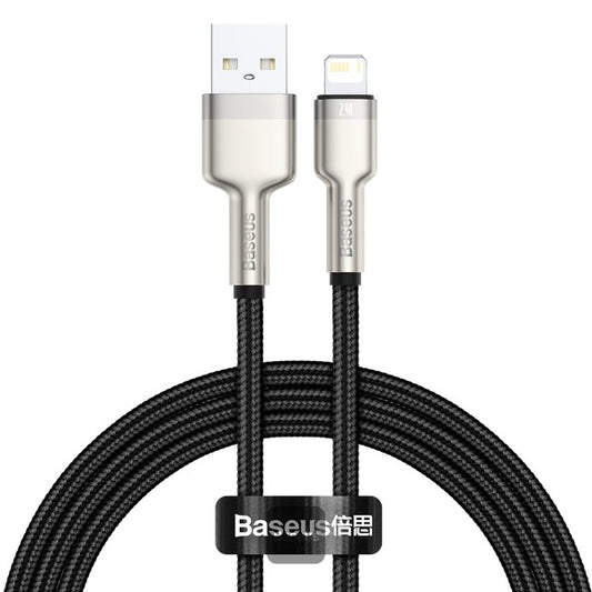 Baseus Cafule Series Metal Data Cable USB to Lightning 24A 1M - Black