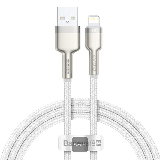 Baseus Cafule Series Metal Data Cable USB to Lightning 24A 1M - White