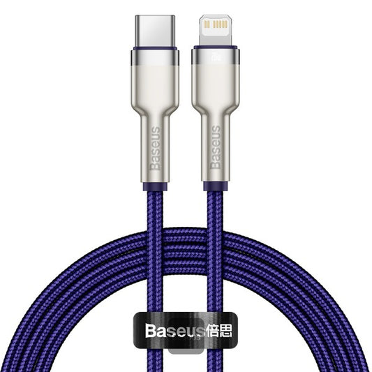 Baseus Cafule Series Metal Data Cable USB to Lightning PD 20W 1M - Purple