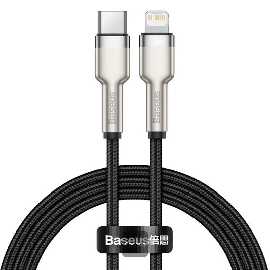 Baseus Cafule Series Metal Data Cable USB to Lightning PD 20W 1M - Black