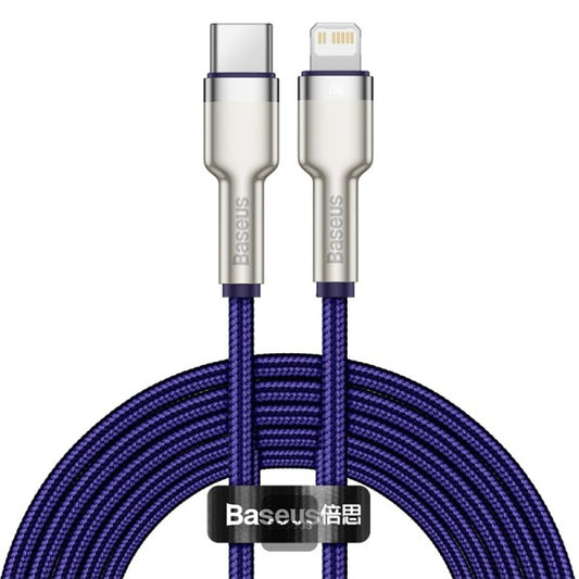 Baseus Cafule Series Metal Data Cable Type-C to Lightning iPhone PD 20W 2M - Purple
