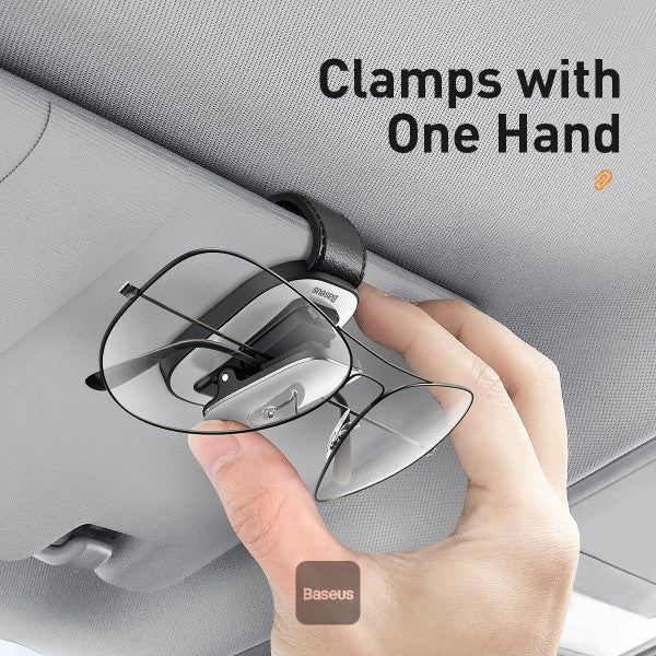 You said: Baseus Car Glasses Holder Car Visor Sunglass Holder Universal Auto Visor Glasses Organizer Clips - Silver