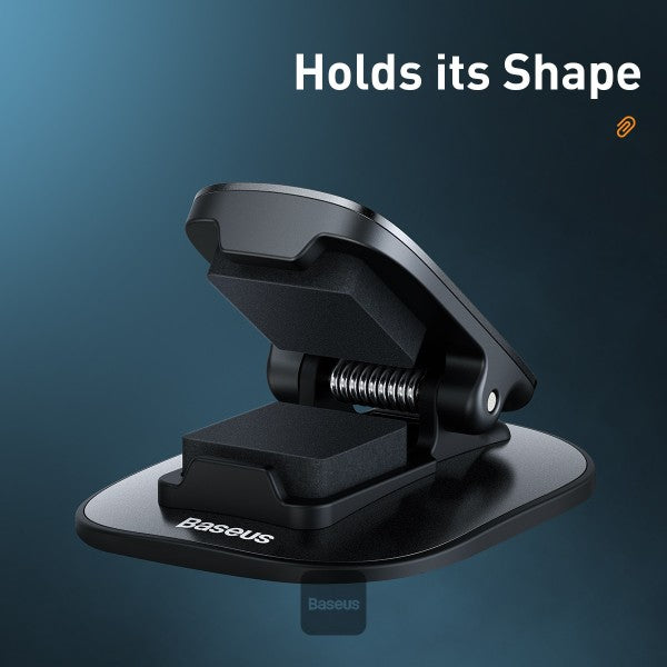 Baseus Car Sun Visor Eyeglasses Clip Holder | Sunglasses Cards & Ticket Organizer - Black