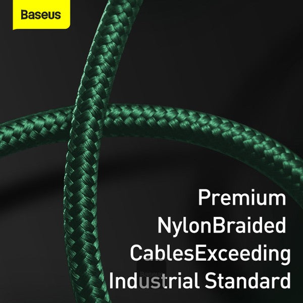 Baseus Display Fast Charging Data Cable USB to Type-C 66W (2m) Green