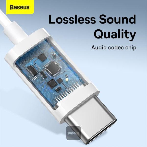Baseus Encok Type-C lateral in-ear Wired Earphone C17 - White