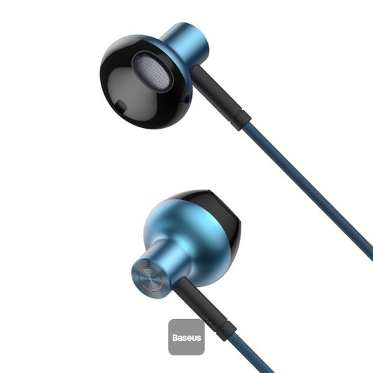 Baseus Encok 35mm Wired Earphone H19 Blue