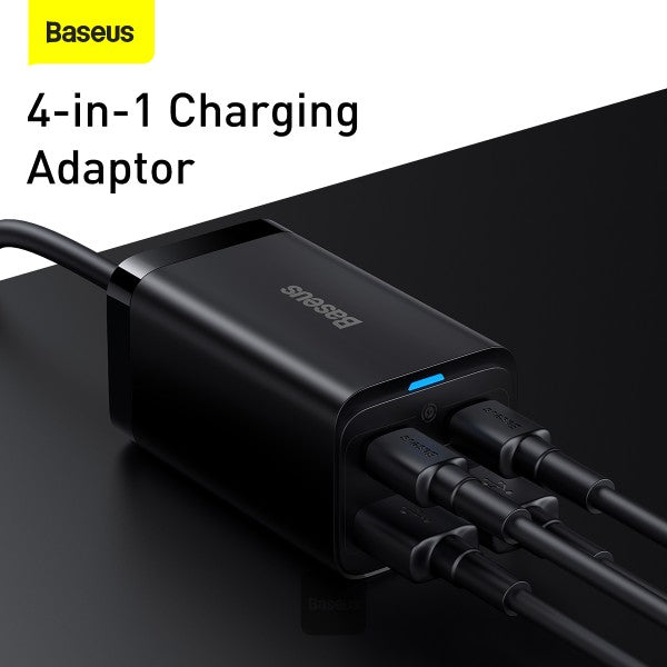Baseus 65W GaN3 Pro USB Charger PD Fast Charger Adaptor Desktop - For iPhone 12 13 11 Xiaomi Tablets Mobile Phone