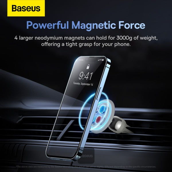 Baseus C01 Magnetic Phone Holder (Air Outlet Version) Creamy White