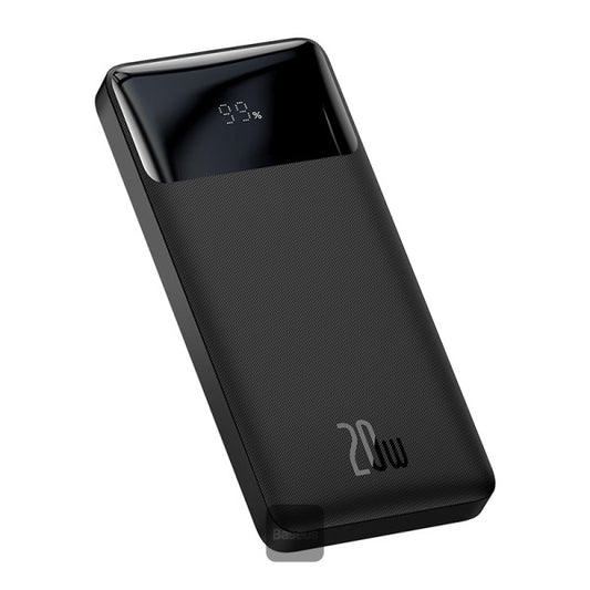 Baseus Bipow Digital Display Power bank 10000mAh 20W 2x USB   USB Type C   micro USB 20W Quick Charge AFC FCP black
