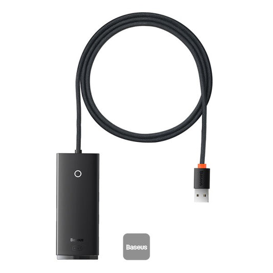 Baseus Lite Series 4-Port Type-C Hub Adapter (USB-A to USB304) Black