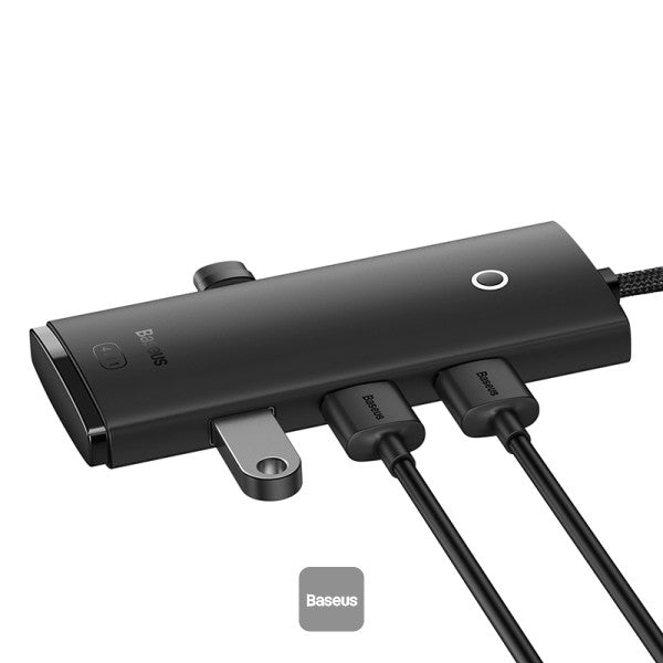Baseus Lite Series 4-Port Type-C Hub Adapter (USB-A to USB304) Black