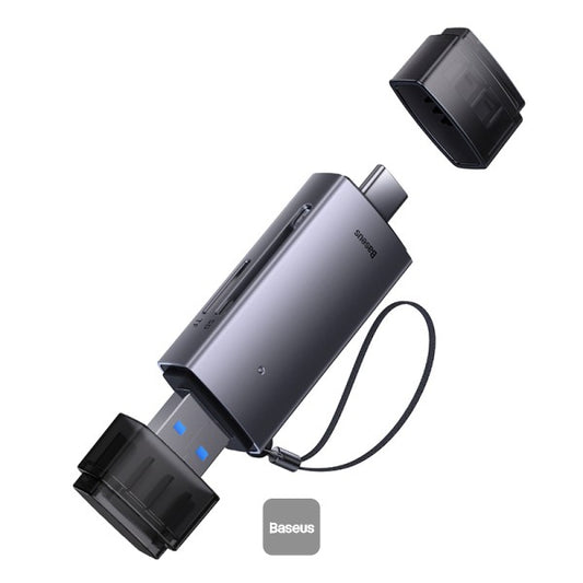 Baseus Card Reader Dual Output USB-A & Type-C to SD TF Card Reader